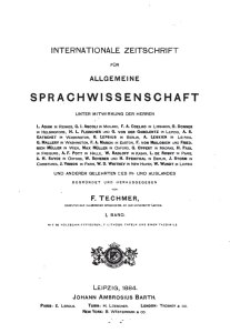 Techmer's Zeitschrift (1884)